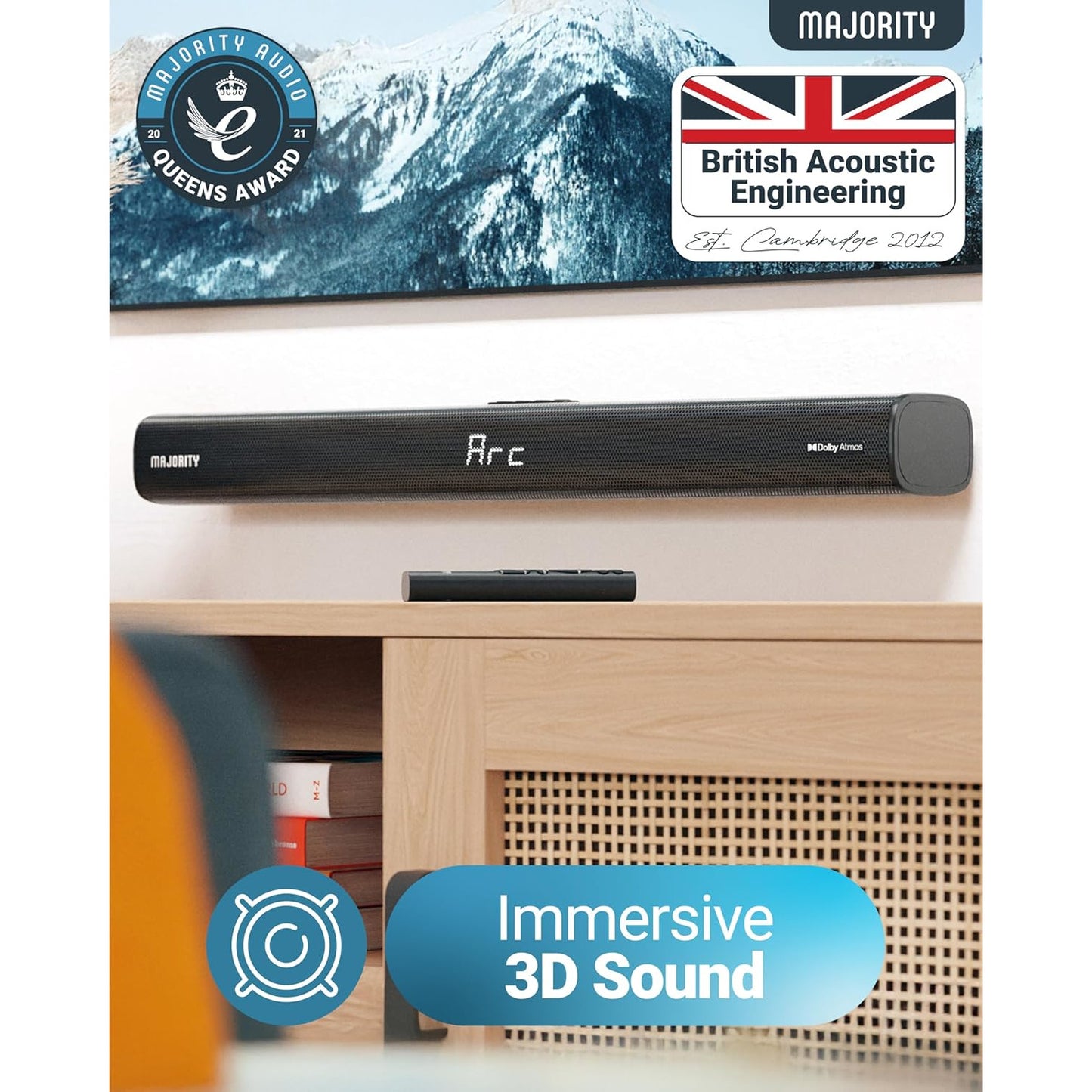 Majority Elias Dolby Atmos Soundbar