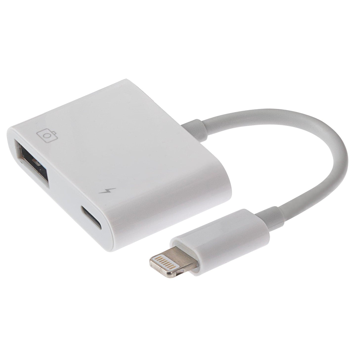 Maplin Lightning to USB-A / Lightning Charging Port Adapter