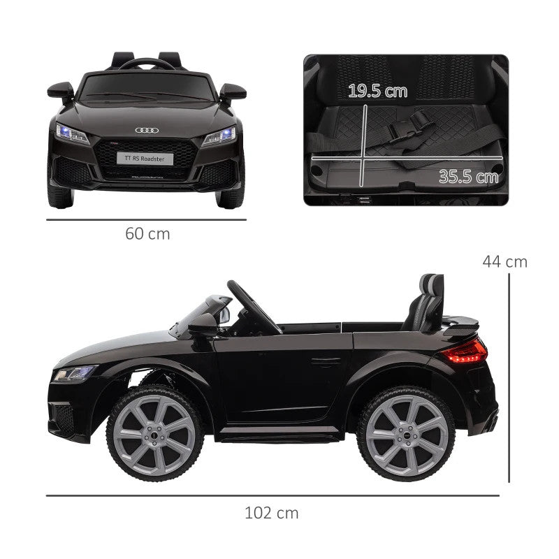 Maplin Plus Licensed Audi TT 12V Kids Ride On Car with Remote