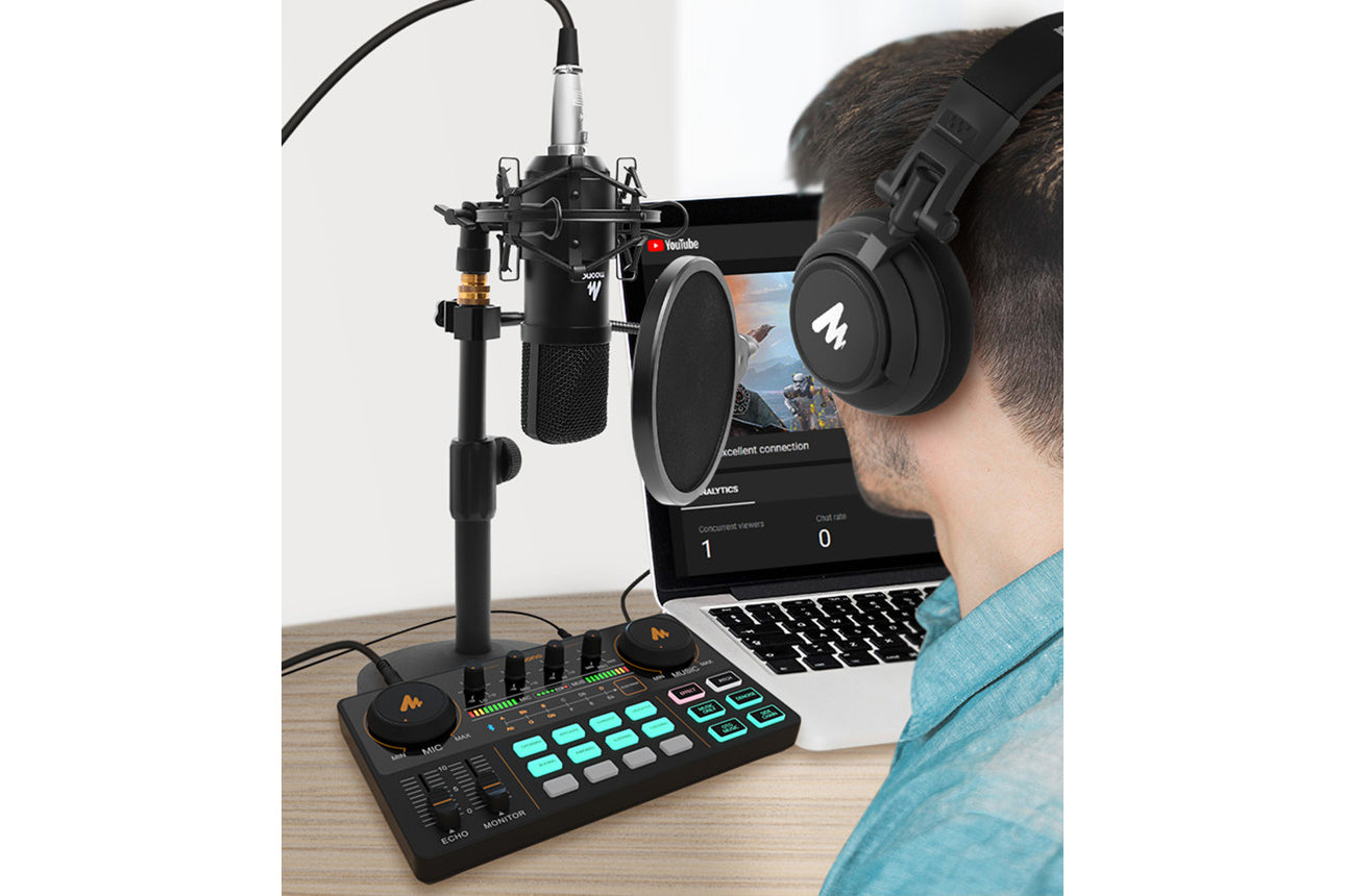 Maono MAONOCASTER AU-AM200 Portable Podcast Console
