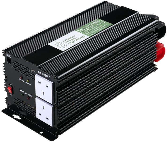 Portable Power Technology 2000W 12V Modified Sinewave Power Inverter with Remote control