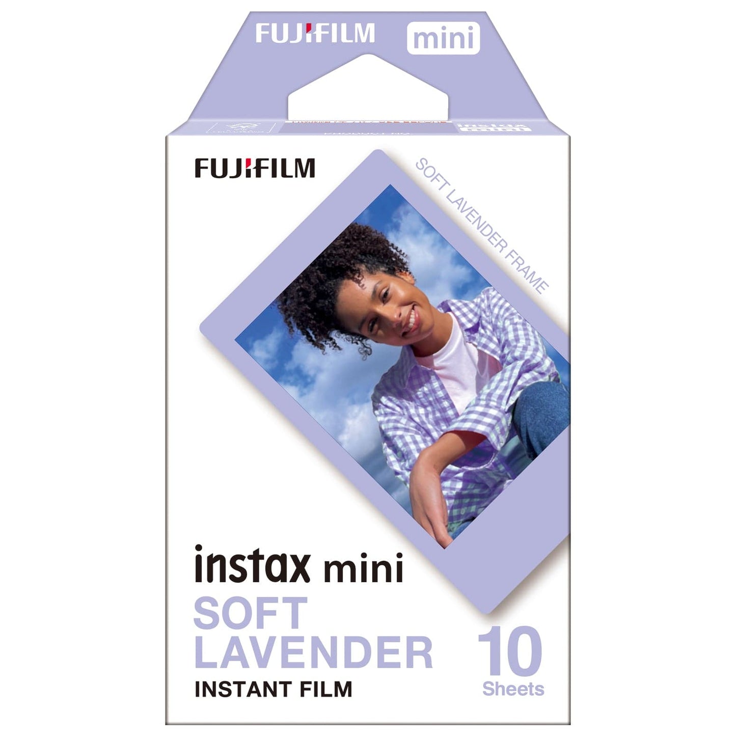 Fujifilm Instax Mini Instant Photo Film - Soft Lavender Pack of 10