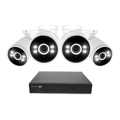 Swann AdvancedX 4K 1TB 8-Channel Wired PoE NVR CCTV with 4 Bullet Camera Kit