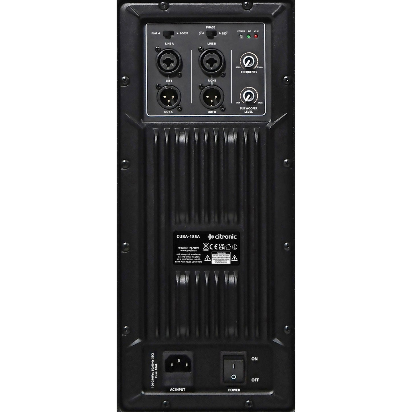 Citronic CUBA High Power Active Sub Cabinet