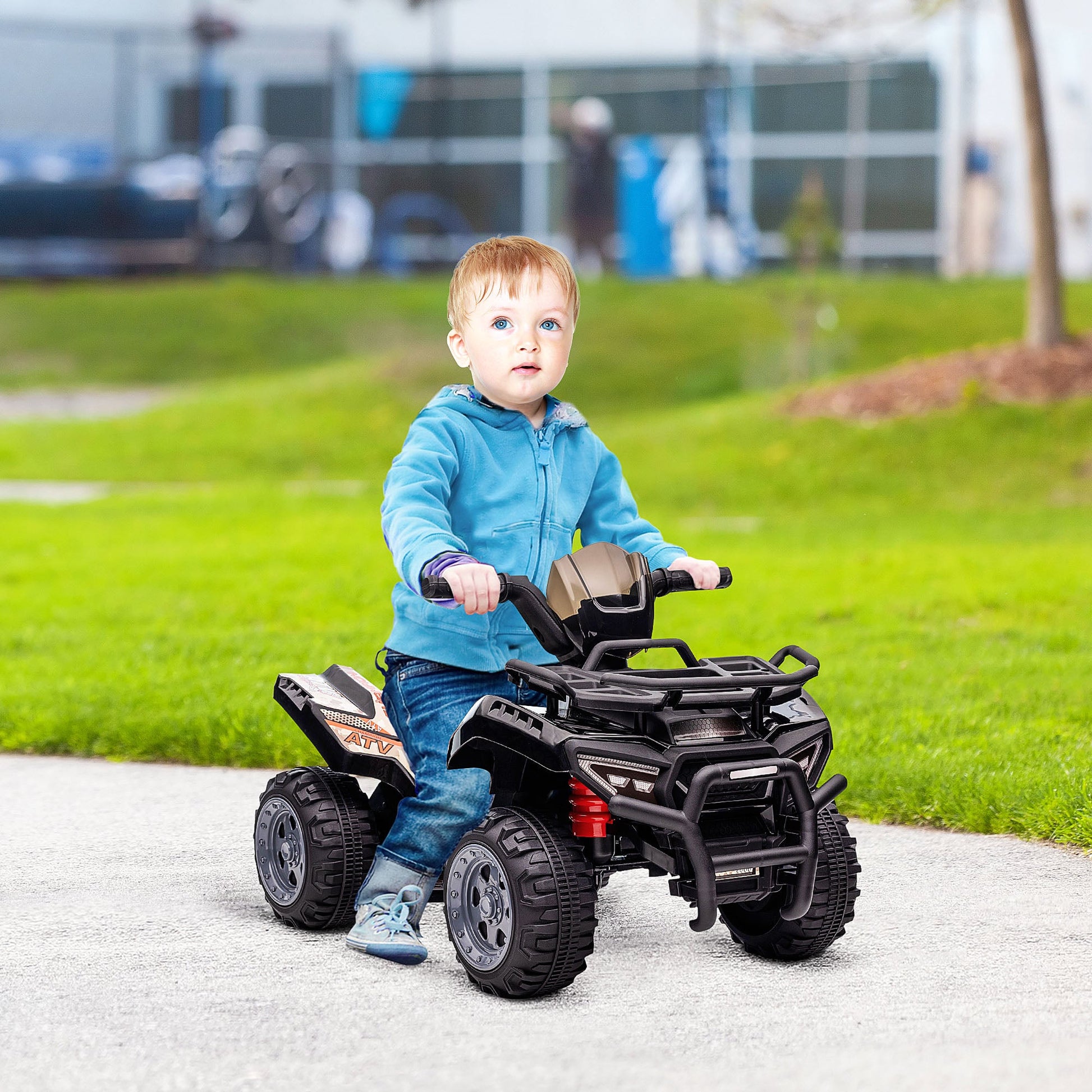 Maplin Plus 6V Kids Electric Ride on Toy ATV Quad Bike with Music & Headlights for 18-36 Months - maplin.co.uk