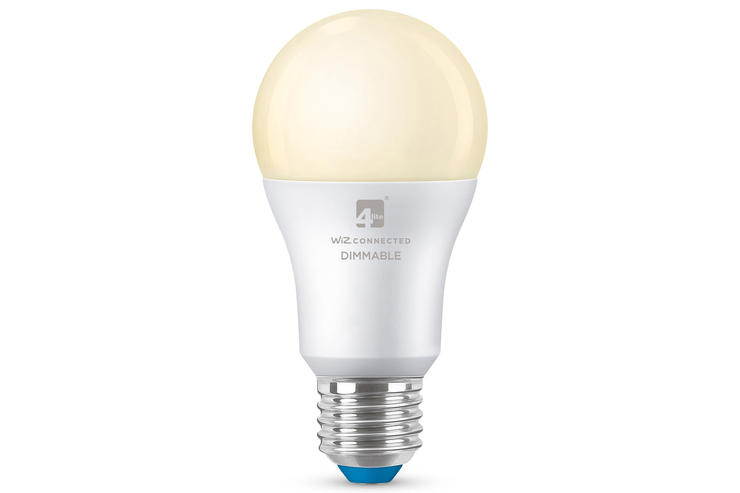 4lite WiZ Connected A60 Warm White WiFi LED Smart Bulb - E27 Large Screw Single