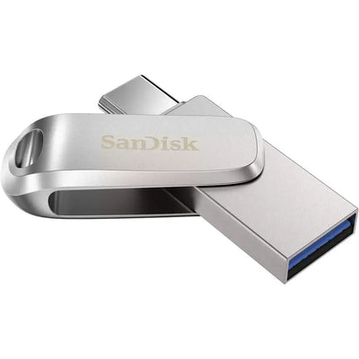 SanDisk 64GB Ultra Dual Drive Luxe USB-A / USB-C 3.2 Flash Drive
