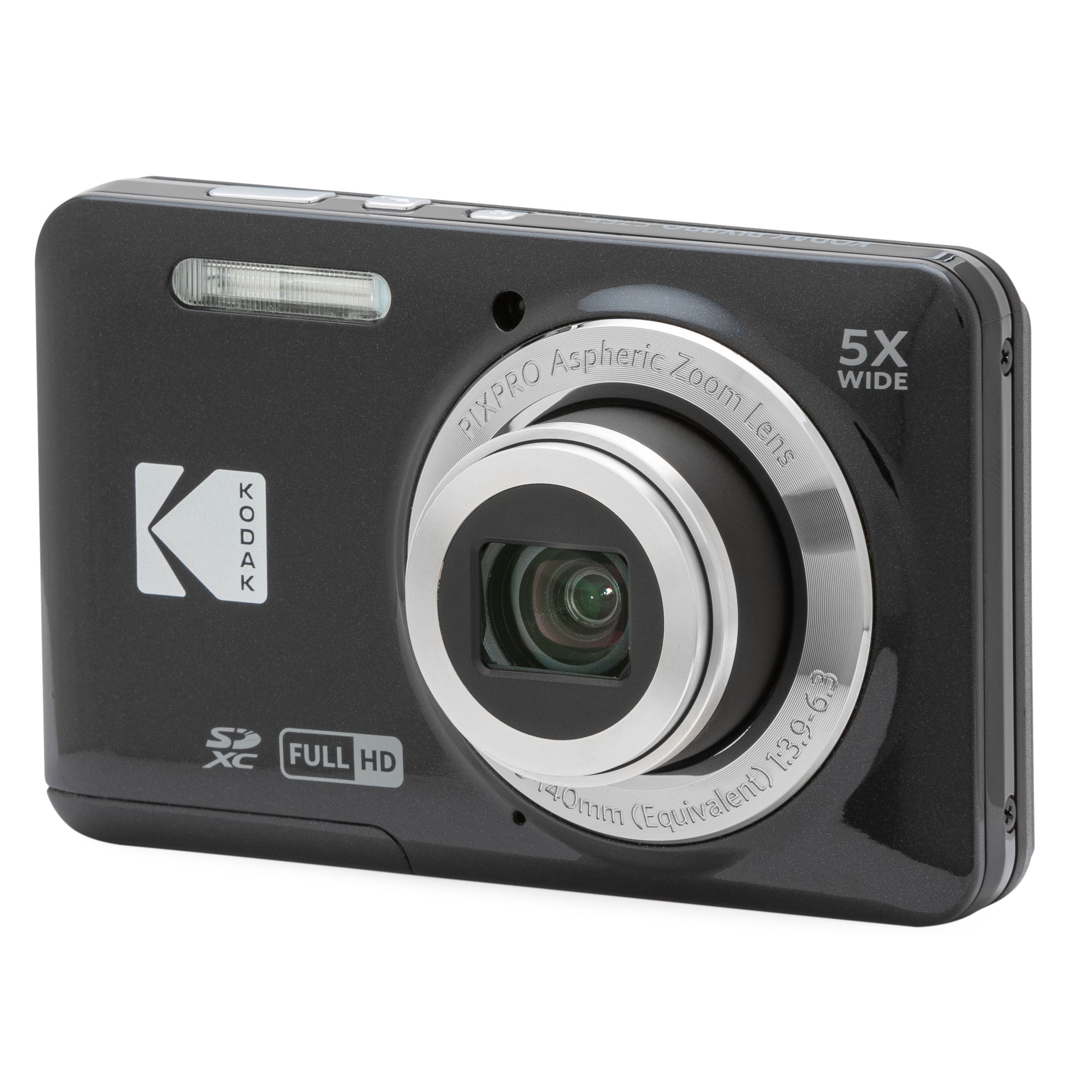 Kodak PIXPRO X55 16MP 5x Zoom Compact Camera - Black - maplin.co.uk