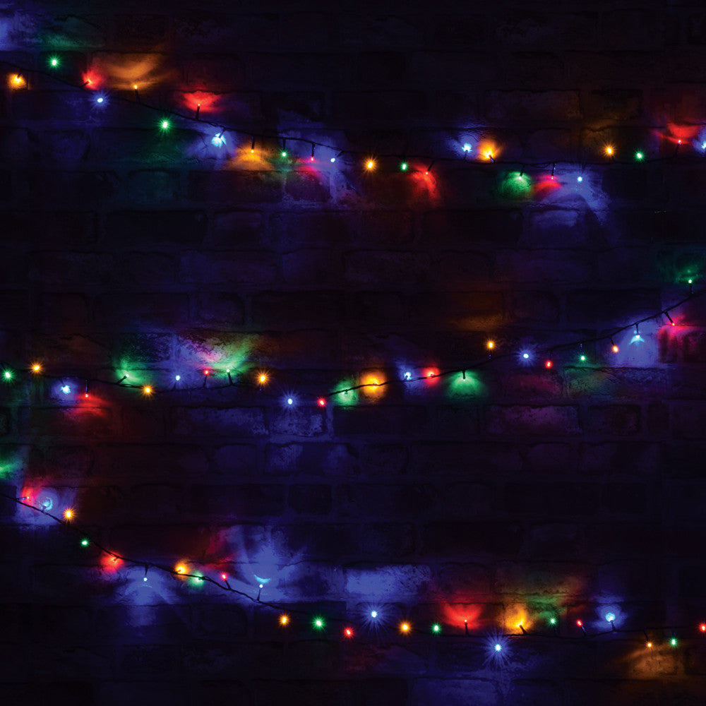 Lyyt Multi-Sequence LED Indoor/Sheltered Outdoor String Lights with 24-Hour Auto-Timer Multi