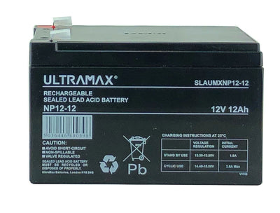 Maplin Plus NP12-12 12V 12AH 20HR (AS 10AH, 14AH & 15AH) Sealed Lead Acid Rechargeable Battery
