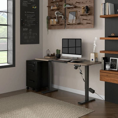 ProperAV Extra 72-116cm Adjustable Electric Standing Desk with LED Display - maplin.co.uk