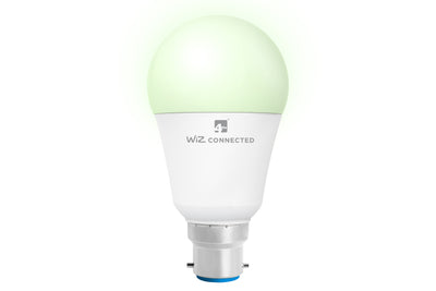 4lite WiZ Connected A60 Dimmable Multicolour WiFi LED Smart Bulb - B22 Bayonet