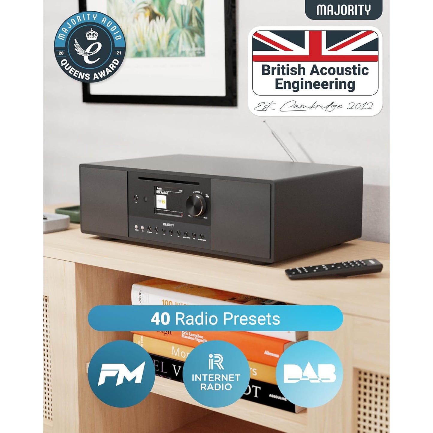 Majority Quadriga Internet Radio Music System