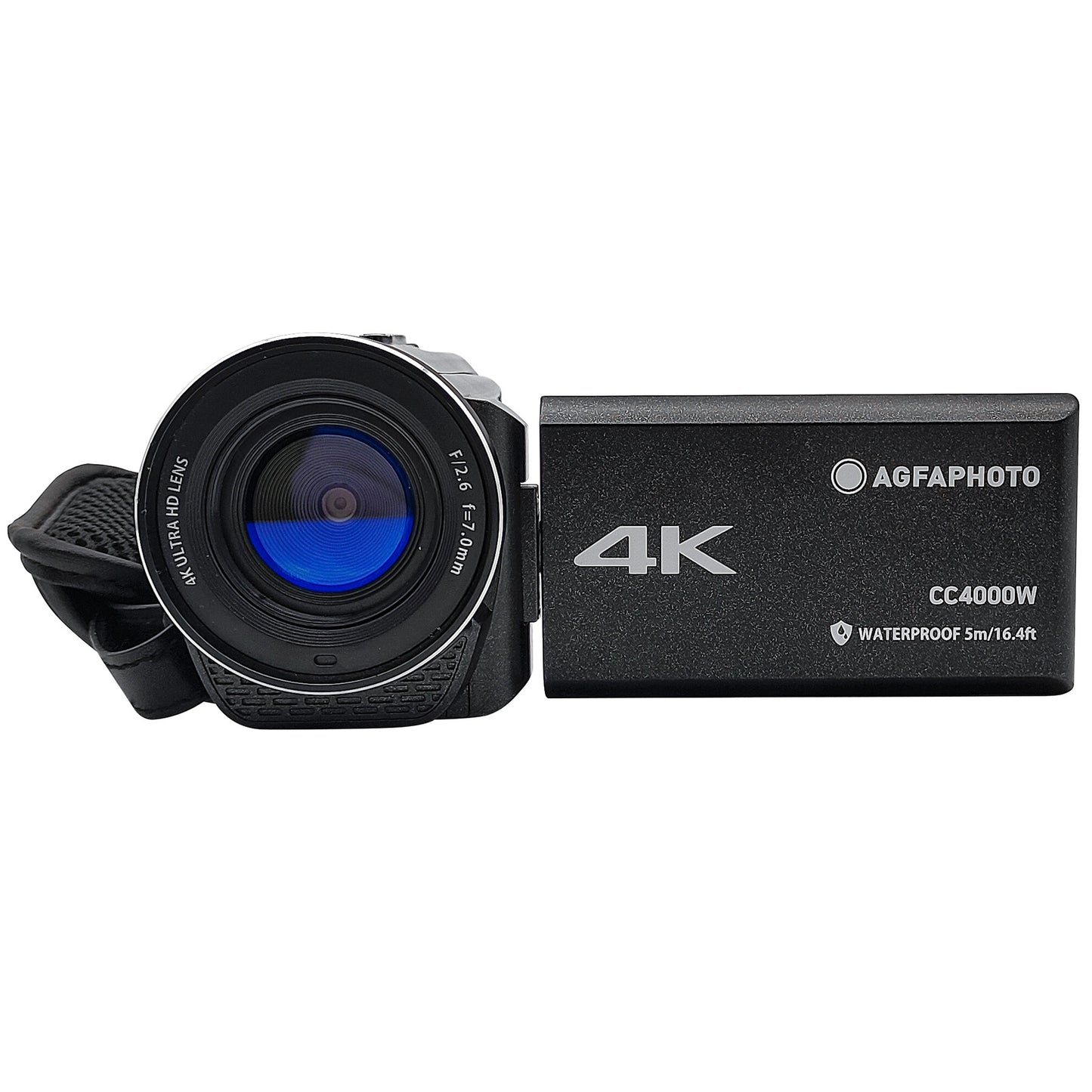 Agfa Photo Realimove CC4000W 4K Waterproof Camcorder - Black