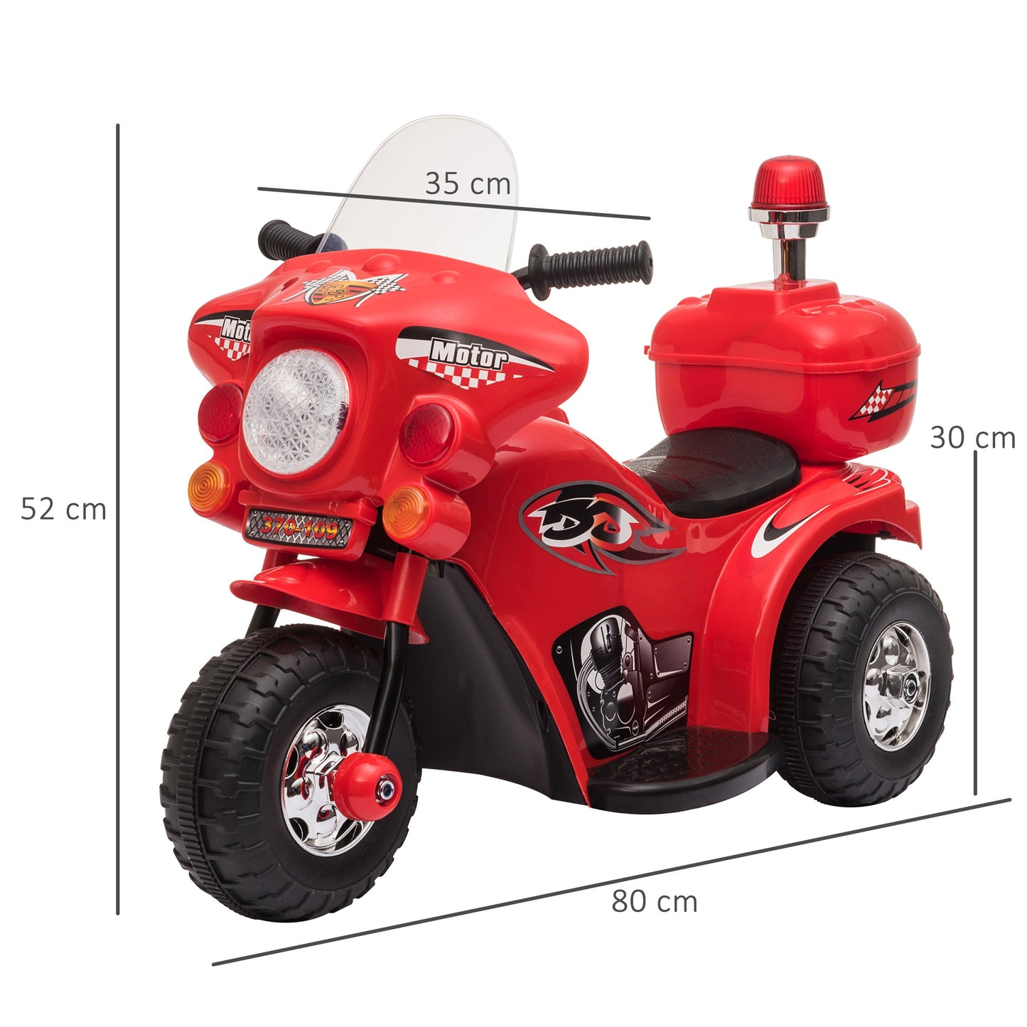 Maplin Plus Kids 6V Electric Ride On 3-Wheeled Motorcycle with Lights & Music - maplin.co.uk