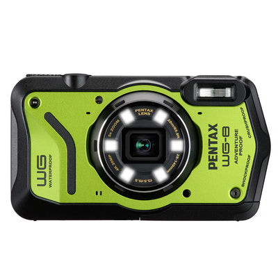Pentax WG-8 20MP 5x Zoom Tough Compact Camera - Green