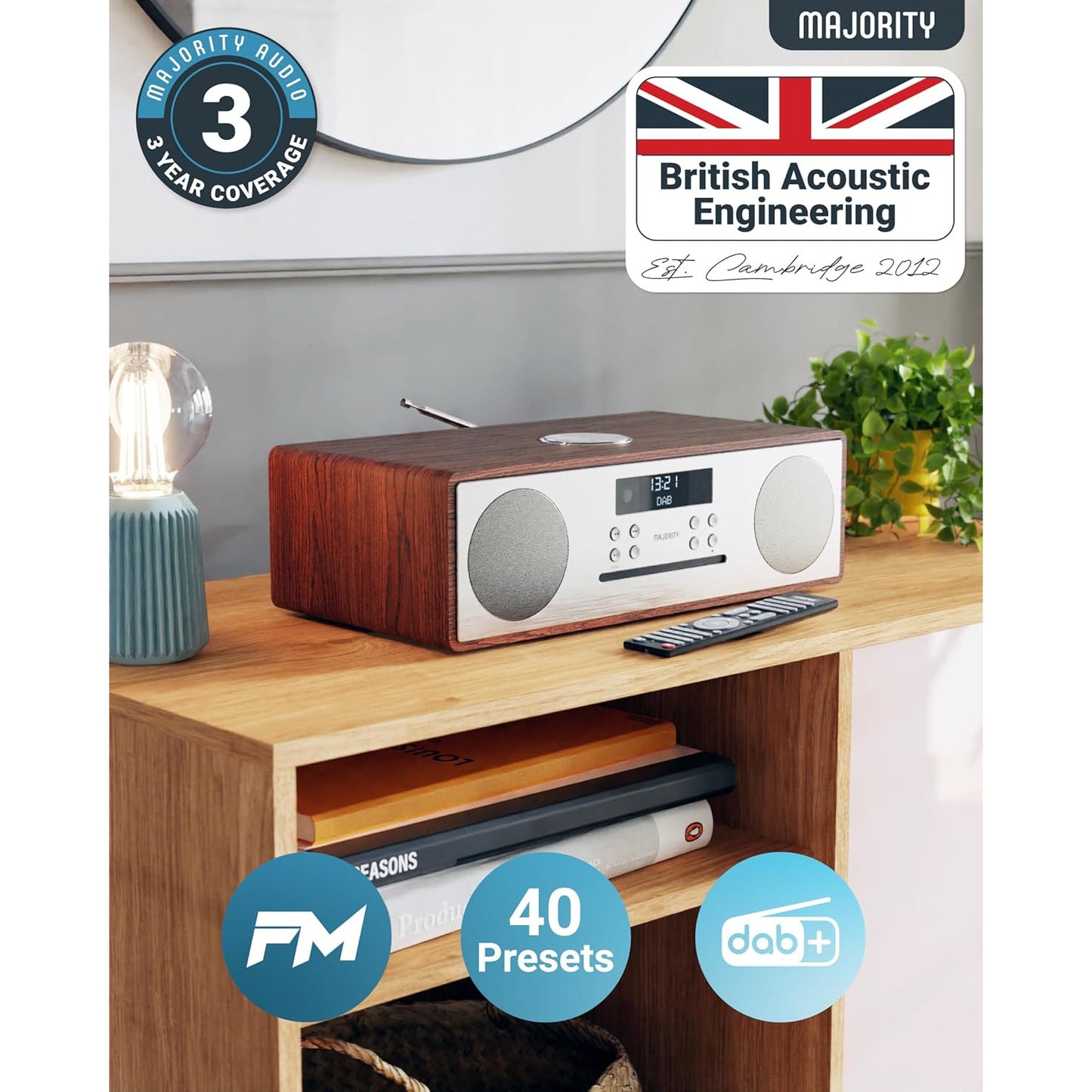 Majority Oakington DAB Radio CD Player