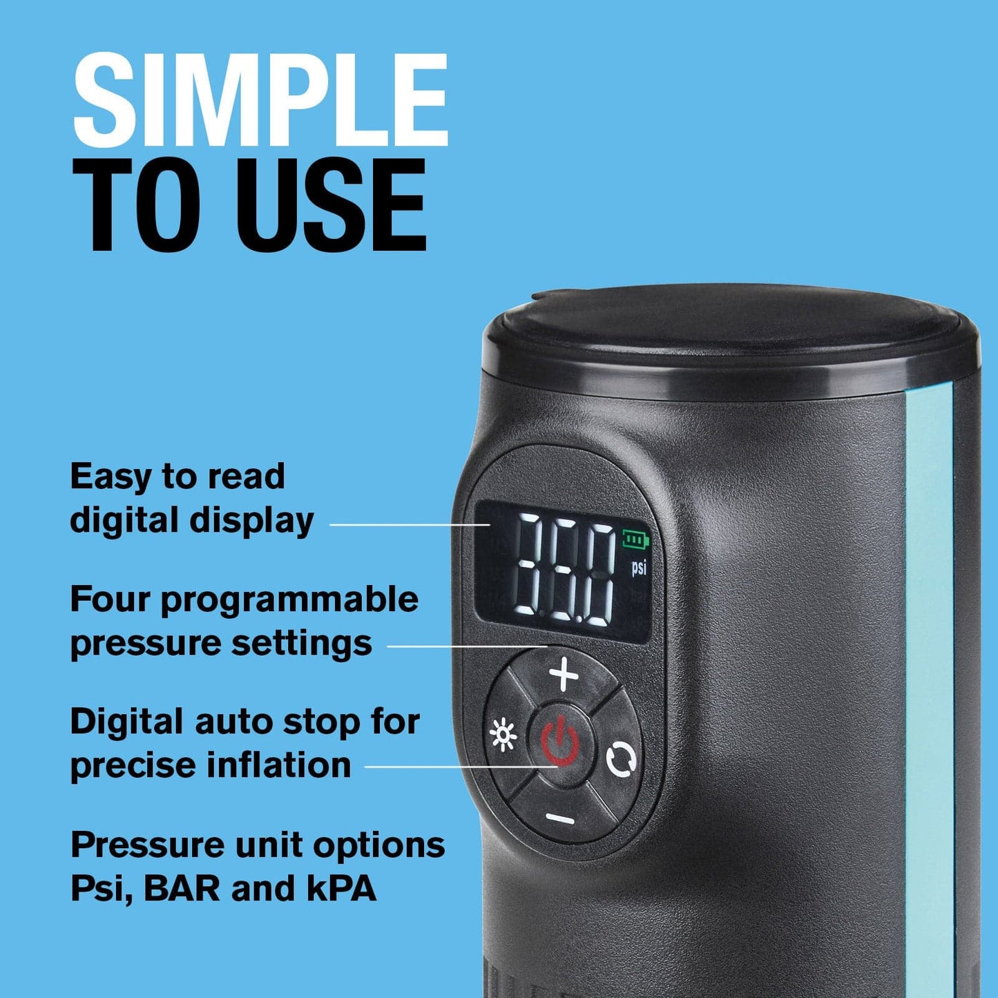 Ring Automotive Handheld Digital Tyre Inflator