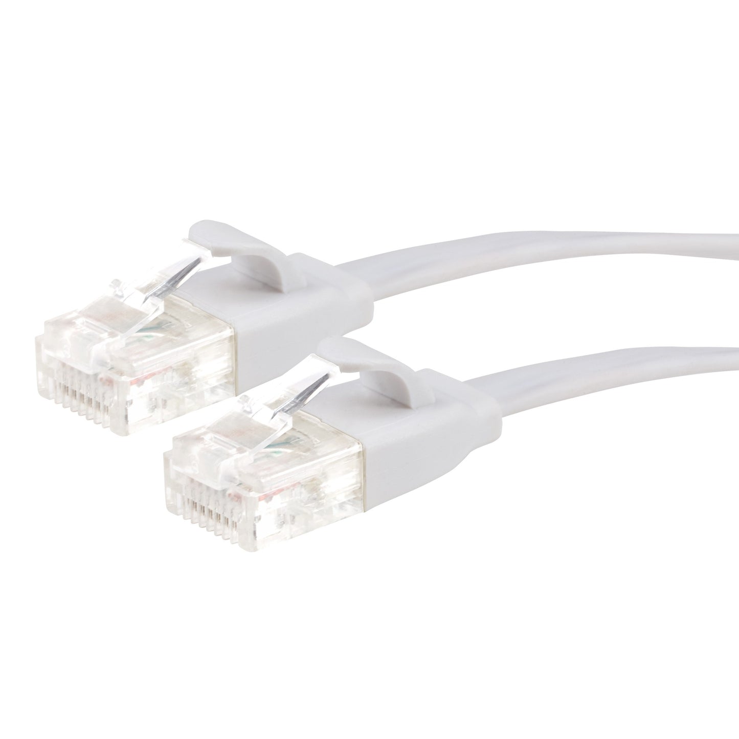 Maplin CAT6 RJ45 Plug Flat UTP Ethernet Network Cable - White 5m