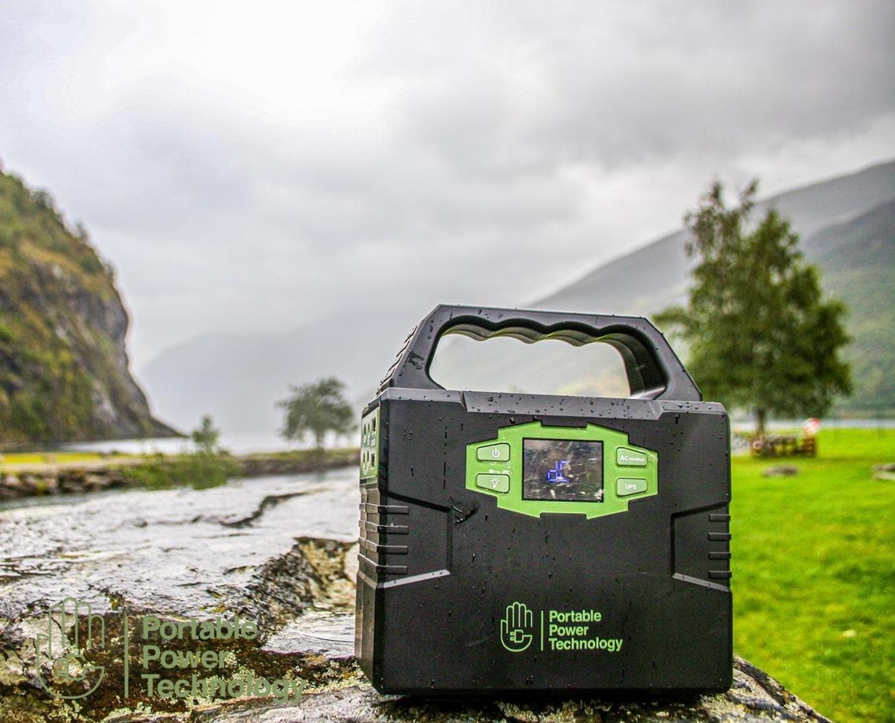 PPT Powerpack 100+ Portable Power Station with 30W 12V Semi Flexible Solar Panel