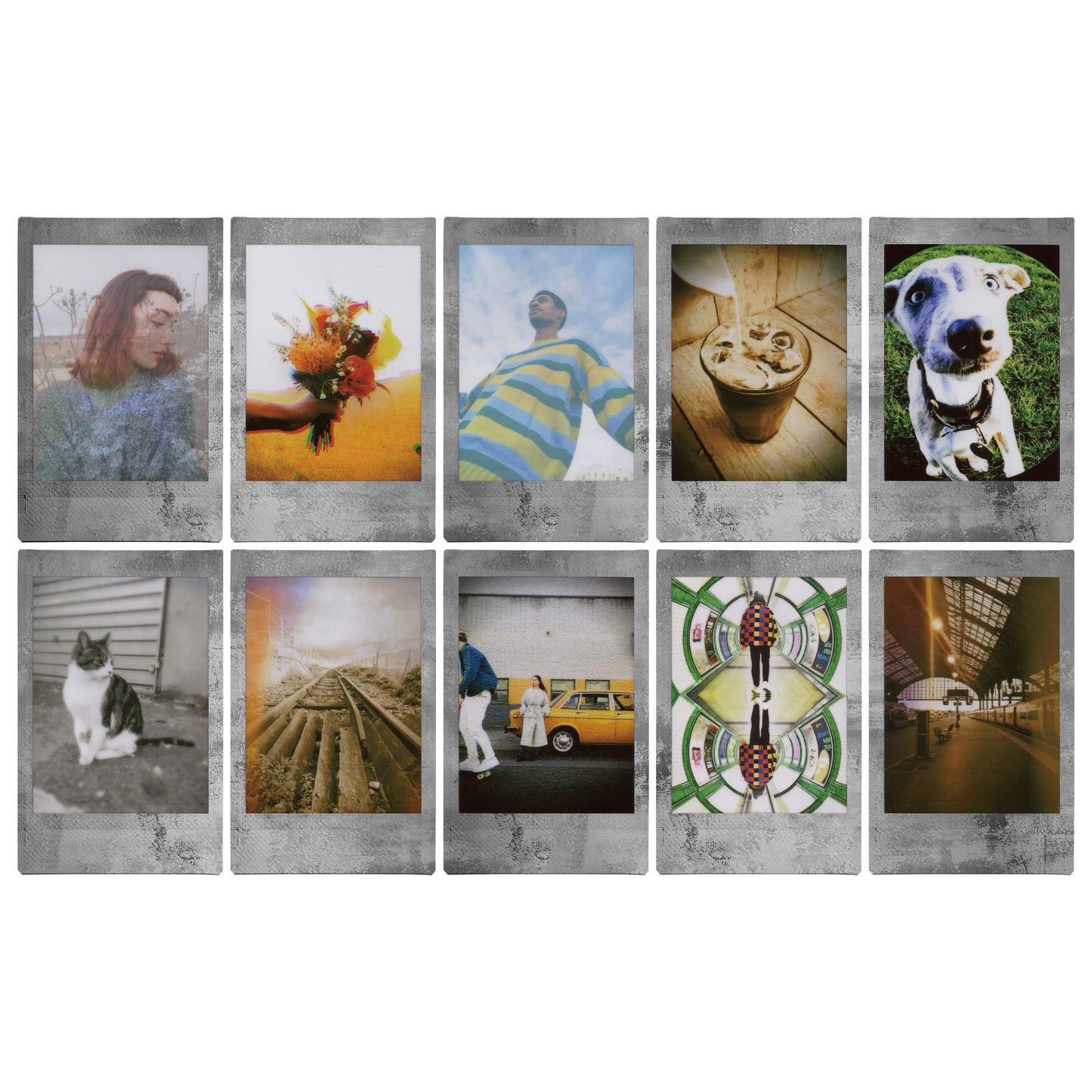 Fujifilm Instax Mini Stone Grey Deco Photo Film