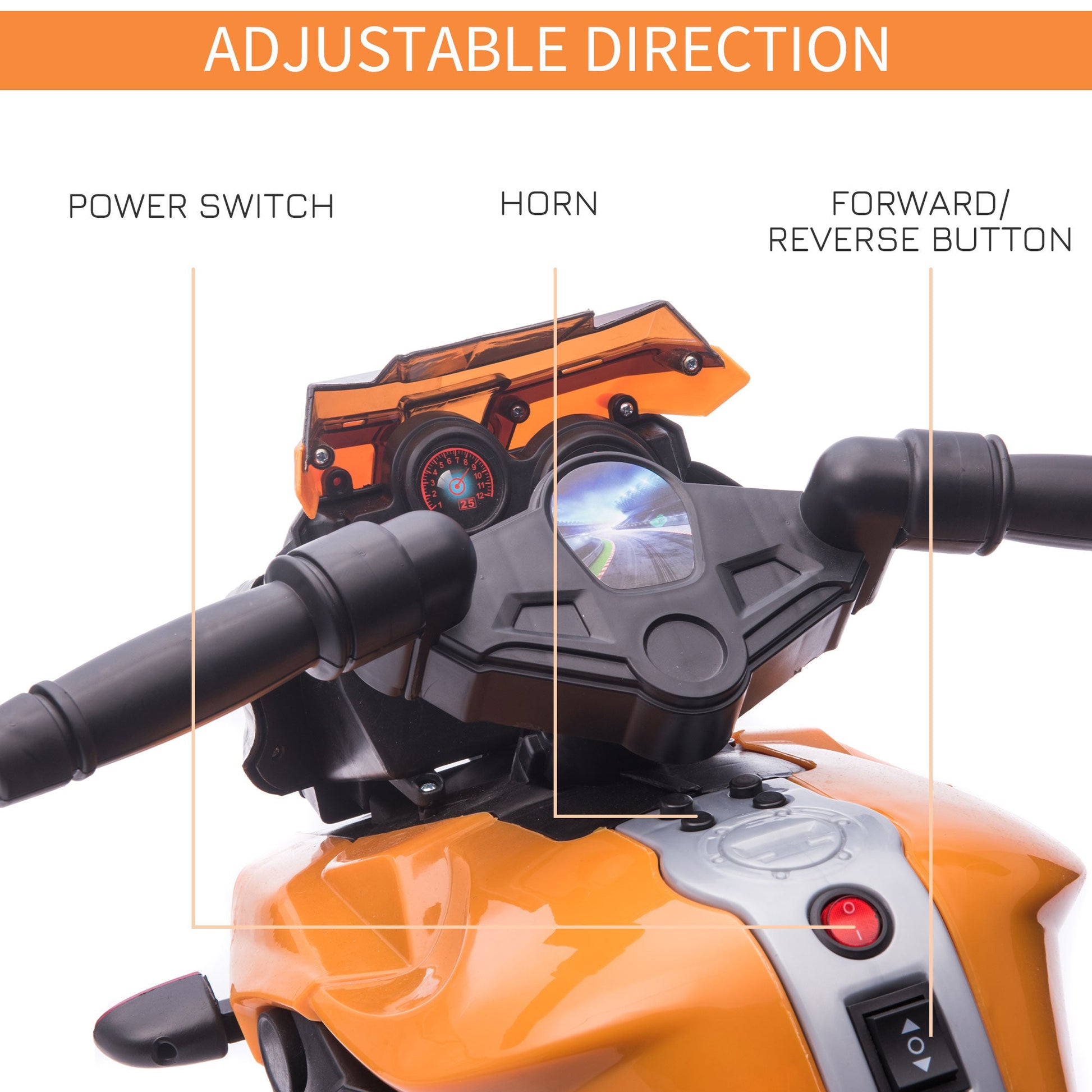 Maplin Plus Kids 6V Electric Ride On Motorcycle with Lights, Horn & Realistic Sounds (1.5 - 4 Years Old) - maplin.co.uk