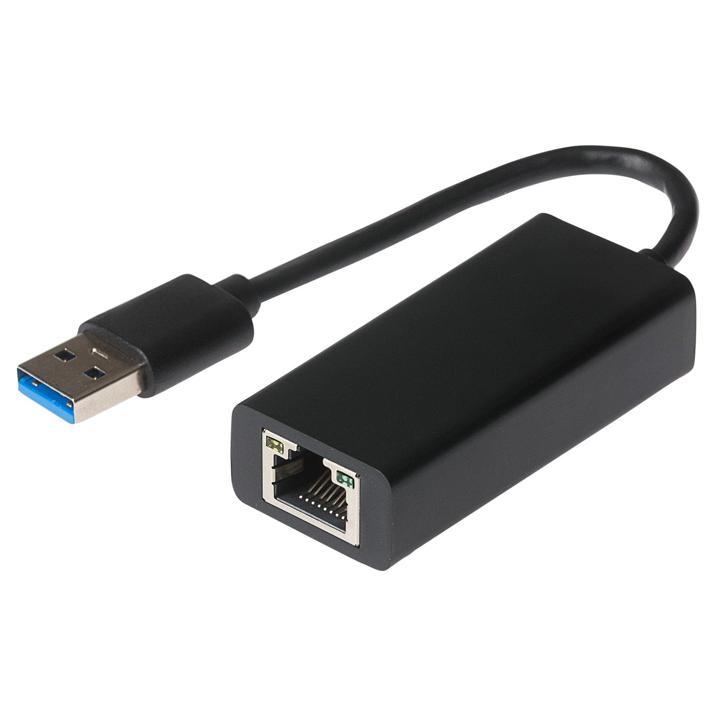 Nikkai USB-A to Ethernet RJ45 V3.0 Gigabit Network LAN Adapter - Black - maplin.co.uk