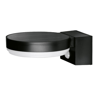 4lite Antheia Solar Sleek IP54 LED Outdoor Wall Light with Built in PIR Motion Sensor