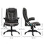 ProperAV Extra High Back PU Leather Adjustable Reclining Executive Office Chair with Massage & Heat Functions - maplin.co.uk
