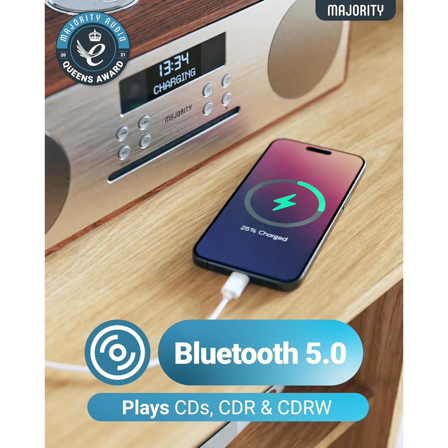 Majority Oakington DAB Radio CD Player