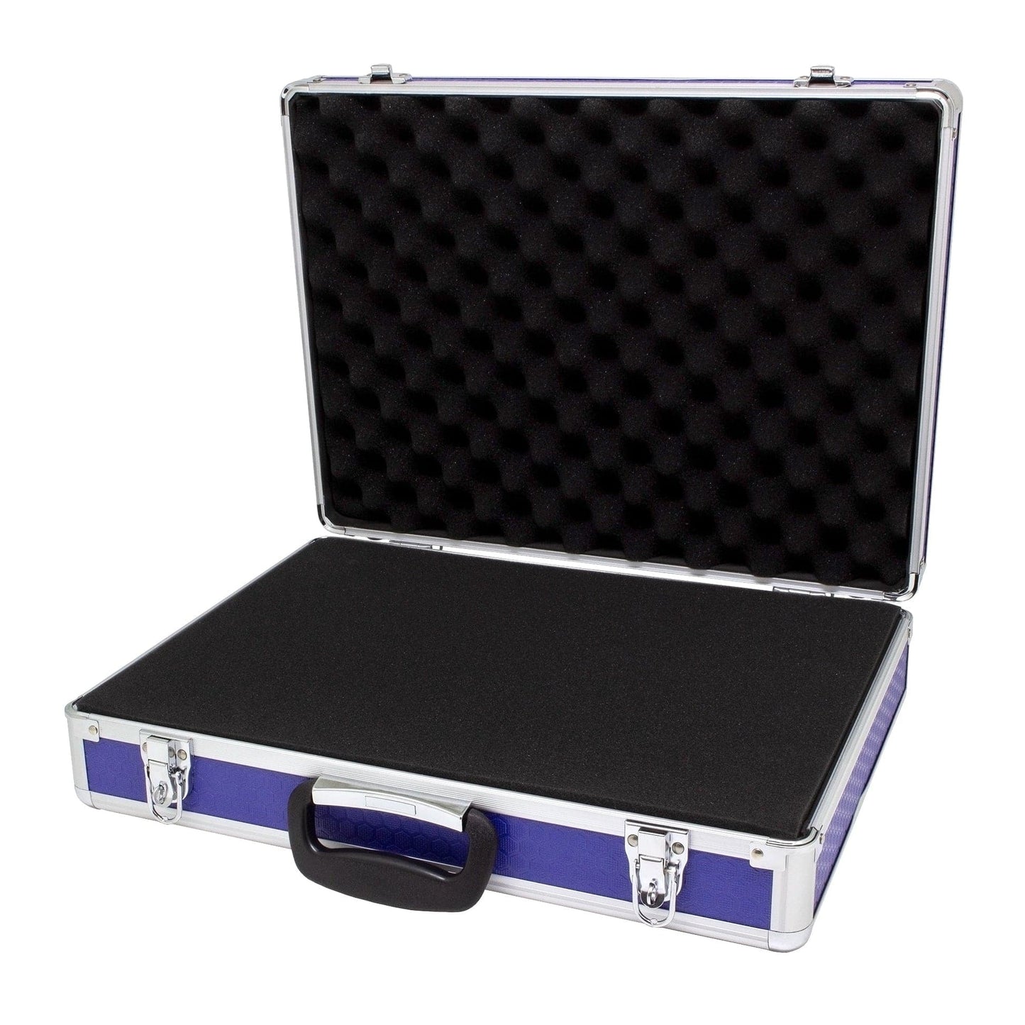 Maplin Plus 115 x 460 x 340mm Flight Case - Blue & Silver