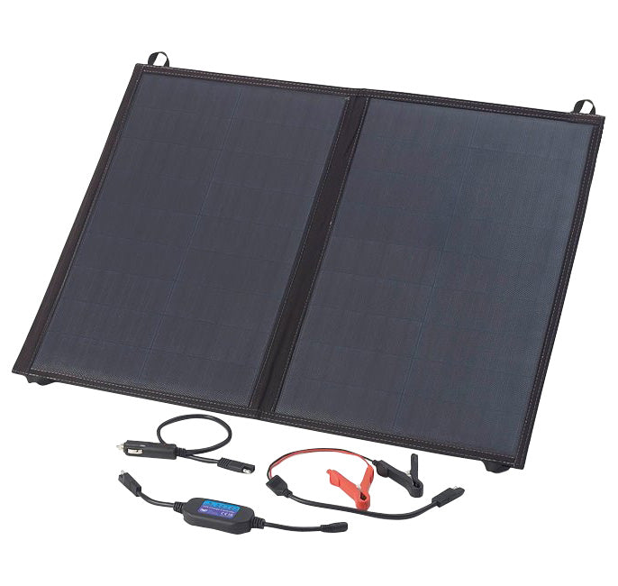 PV Logic 60W Fold Up Solar Panel with 10A Inline PWM Charge Controller