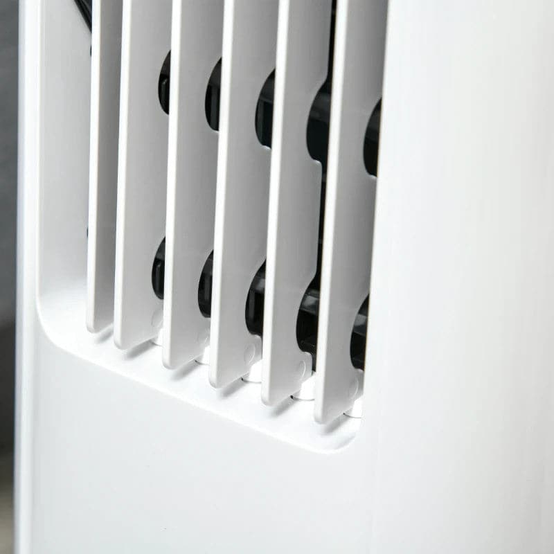 HOMCOM 2-in-1 Oscillating Evaporative Ice Cooling Fan - White - maplin.co.uk
