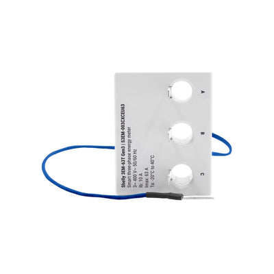 Shelly 3EM-63T Gen3 WiFi Three-Phase Energy Meter with Integrated Current-Transformers
