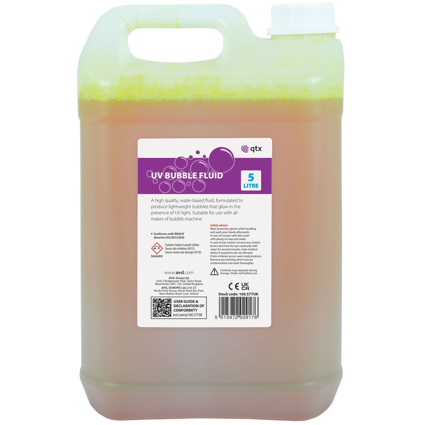QTX UV Bubble Fluid