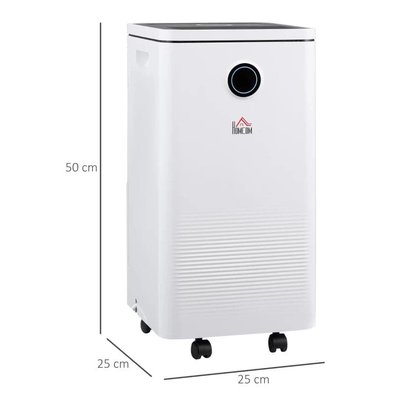 Maplin Plus 10L/Day 2500ml Portable Quiet Dehumidifier with WiFi Smart App Control