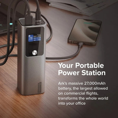 ALOGIC Ark 27,000mAh Power Bank with 140W USB-C Charging - maplin.co.uk