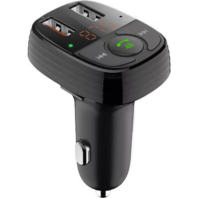 Devia FM Wireless Bluetooth Transmitter USB Port Car Adapter - Black