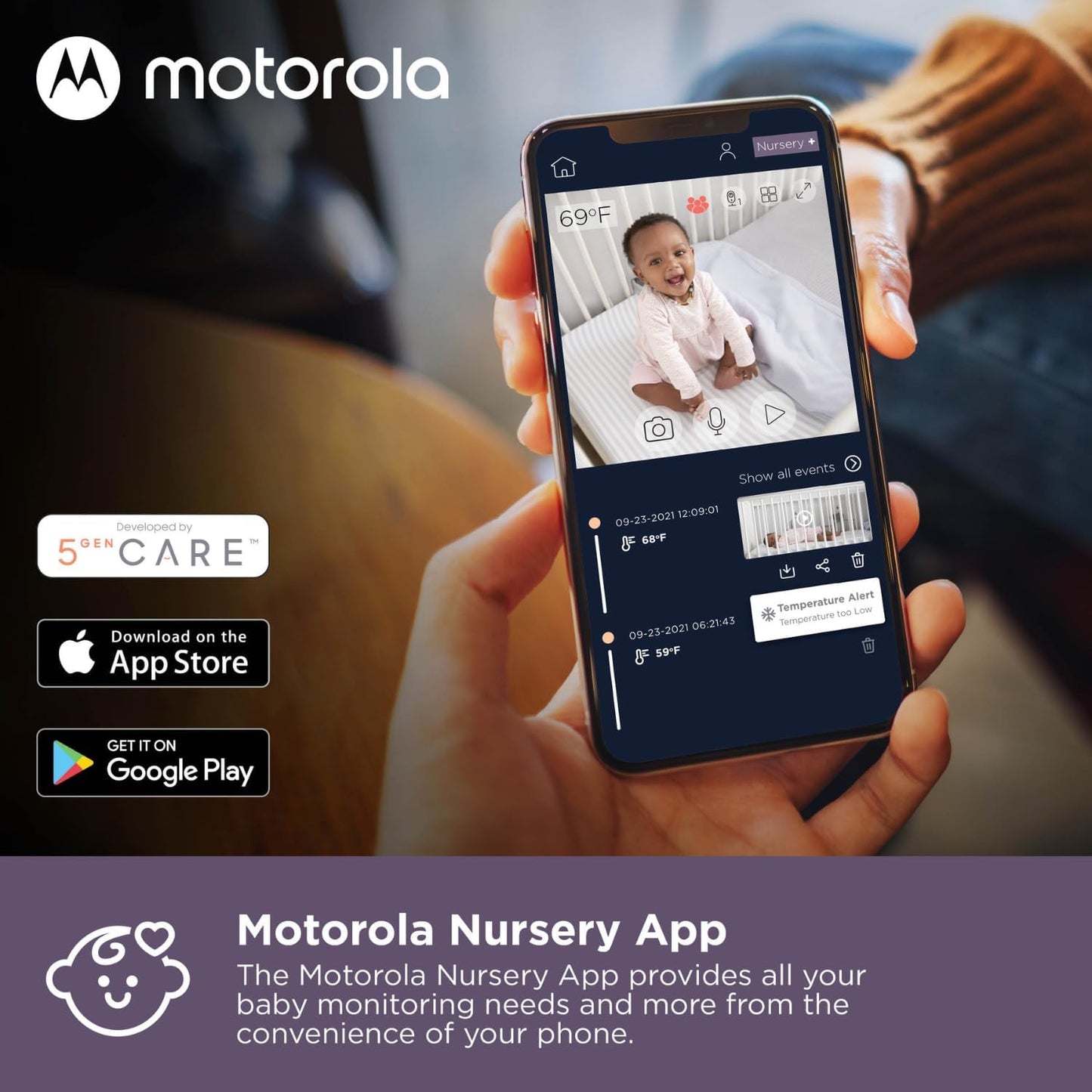 Motorola Nursery VM85 Connect Video Baby Monitor