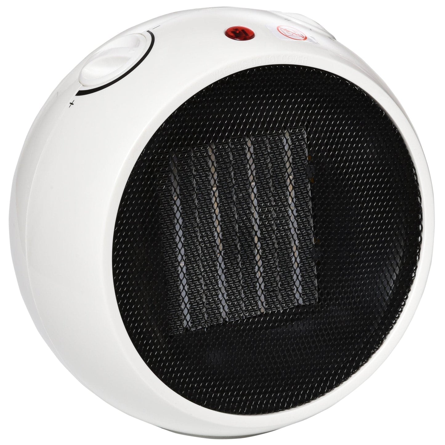 HOMCOM Small Space Ceramic Heater with 3 Heating Modes & Adjustable Temperature - maplin.co.uk