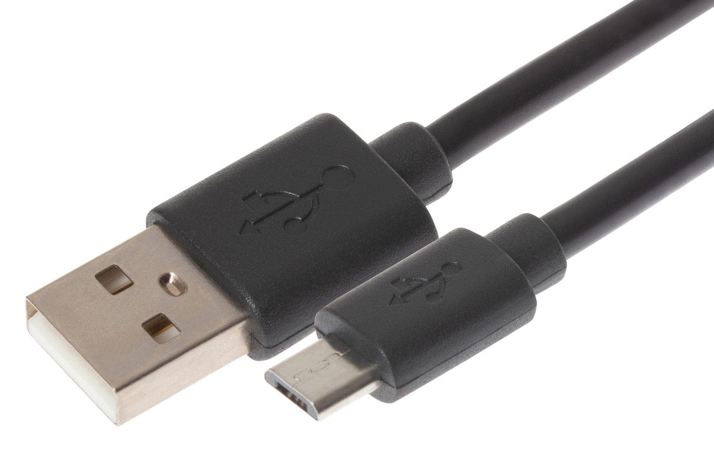 Mevo USB-A to Micro USB-B Cable - Black, 1m - maplin.co.uk