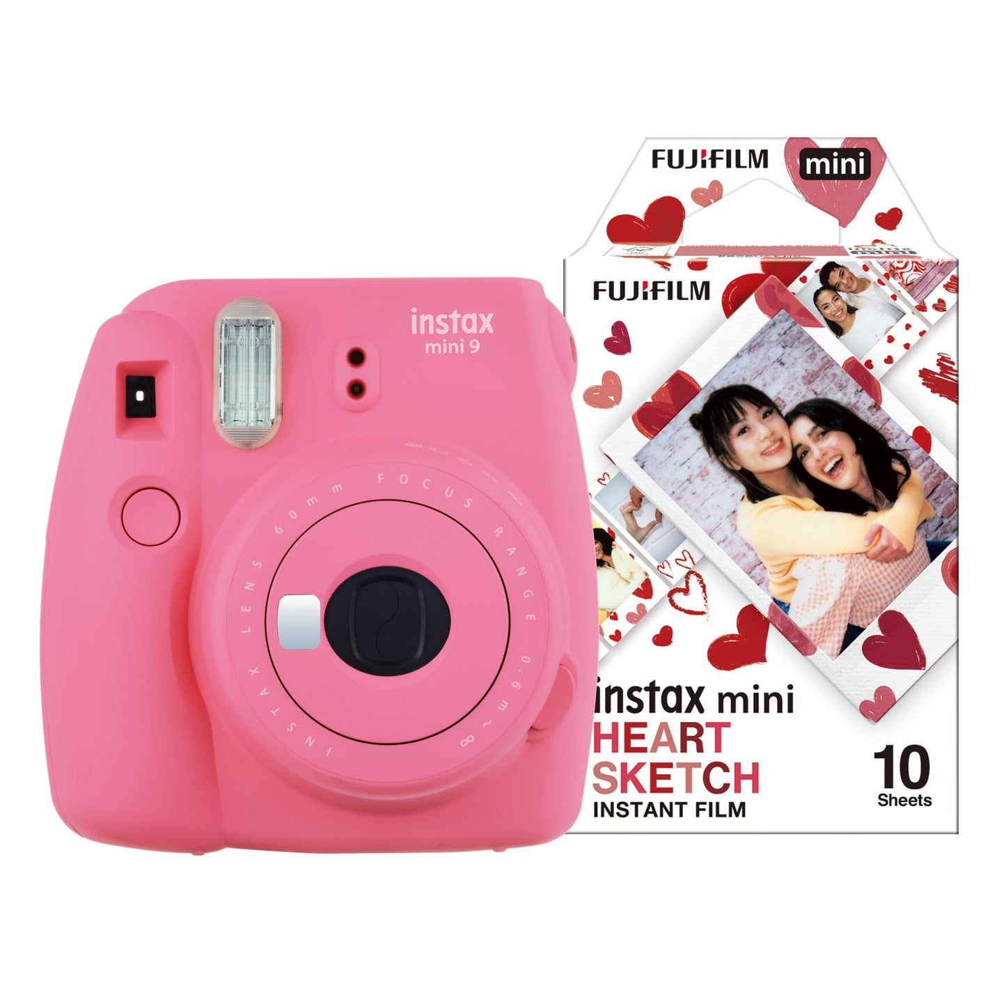 Fujifilm Instax Mini 9 Instant Camera - Flamingo Pink