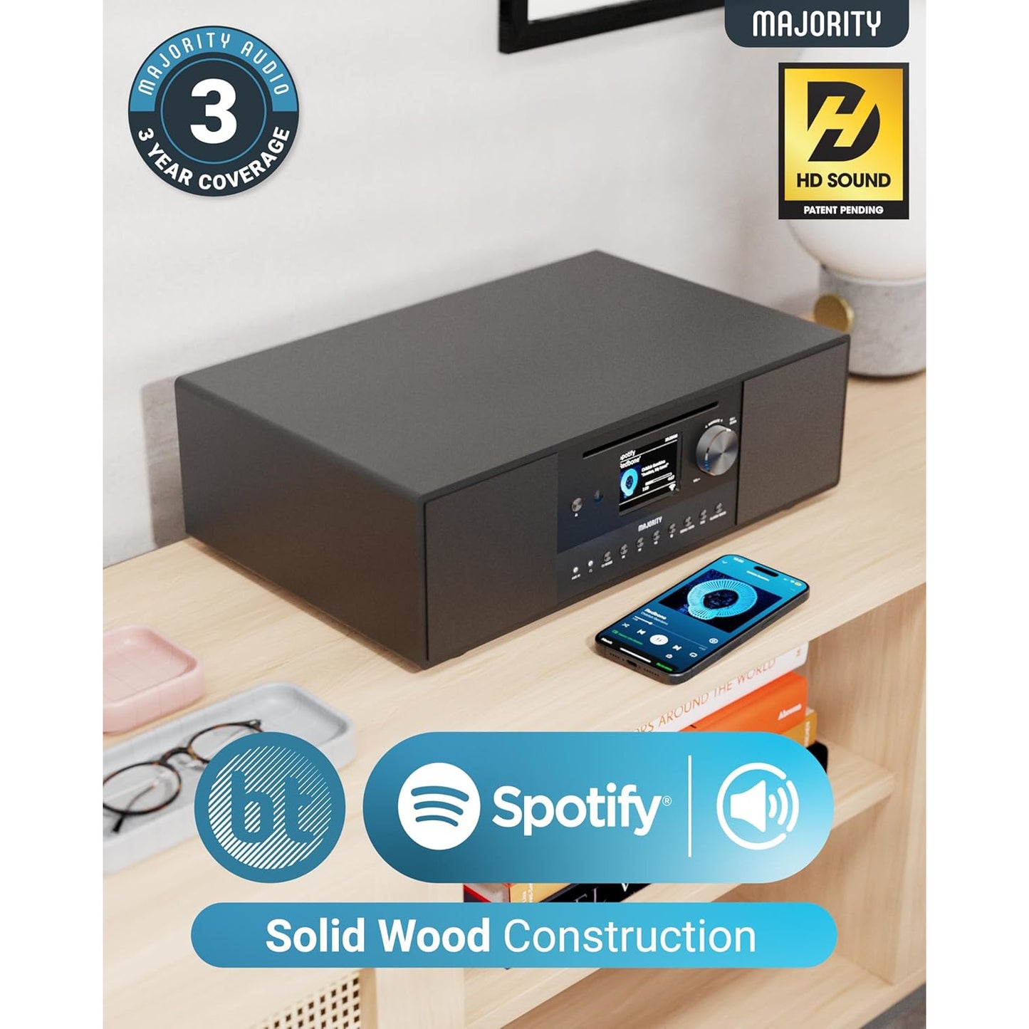 Majority Quadriga Internet Radio Music System