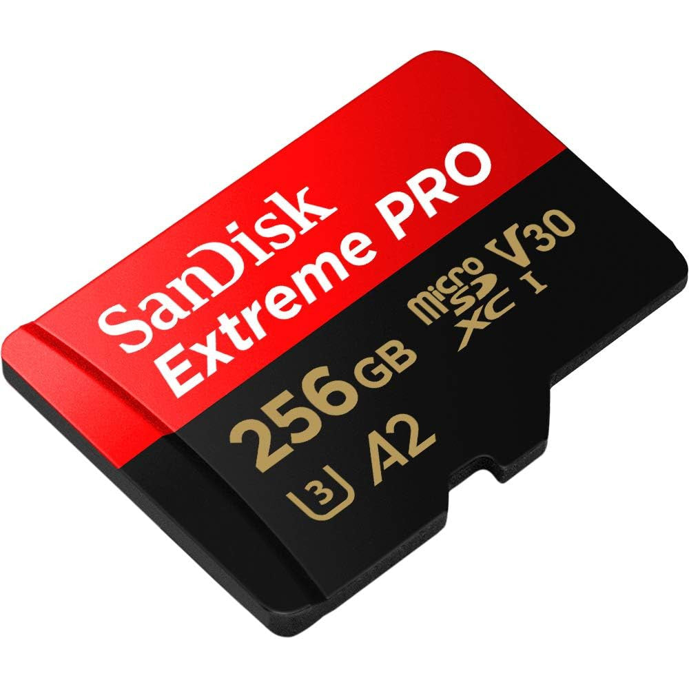 SanDisk 256GB Extreme Pro MicroSDXC Card Class 10 UHS-I 200 MB/s