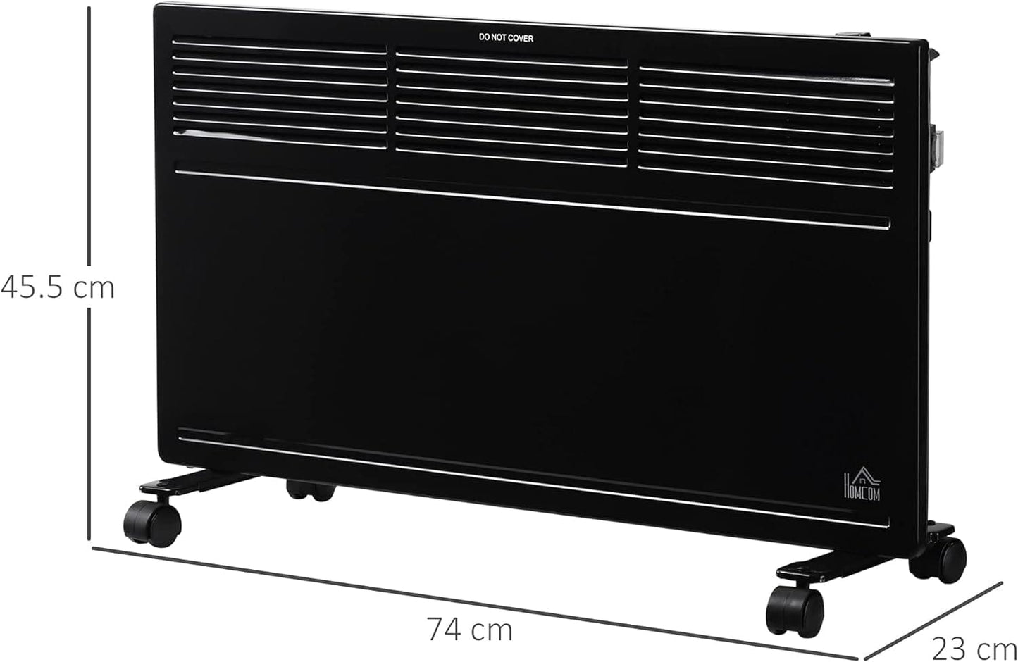 Maplin Freestanding / Wall-Mounted Convector Portable Radiator Heater with Adjustable Thermostat - maplin.co.uk