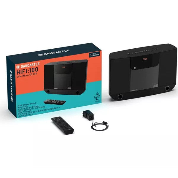 Oakcastle HIFI100 Compact Hi-Fi Stereo System