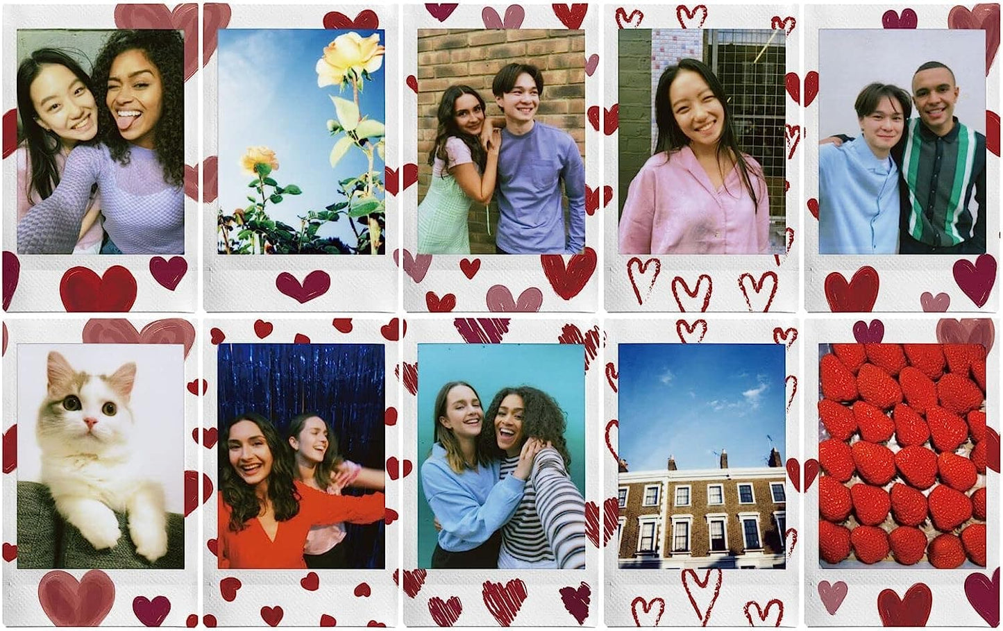 Fujifilm Instax Mini Instant Photo Film - Heart Sketch