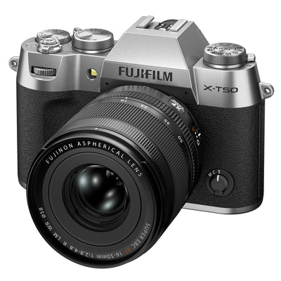Fujifilm X-T50 Mirrorless Digital Camera - Silver