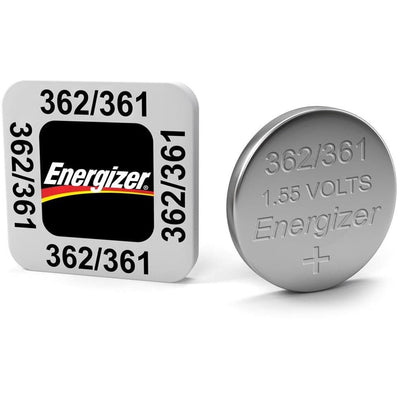 Energizer SR58/S40 362/361 Silver Oxide Coin Cell Battery - Pack of 2