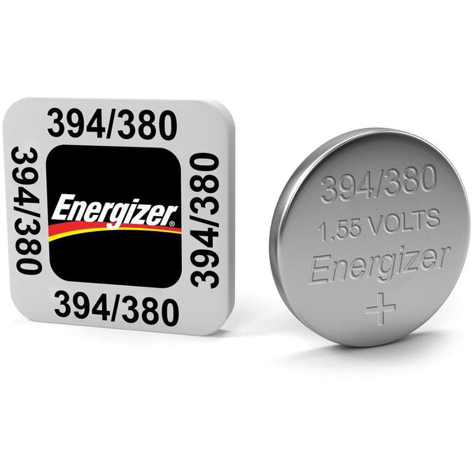 Energizer S72 394/380 Silver Oxide Coin Cell Battery - Pack of 4